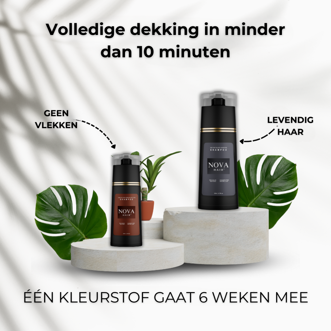 NovaHair™ | Zeg grijs haar gedag binnen 10 min!