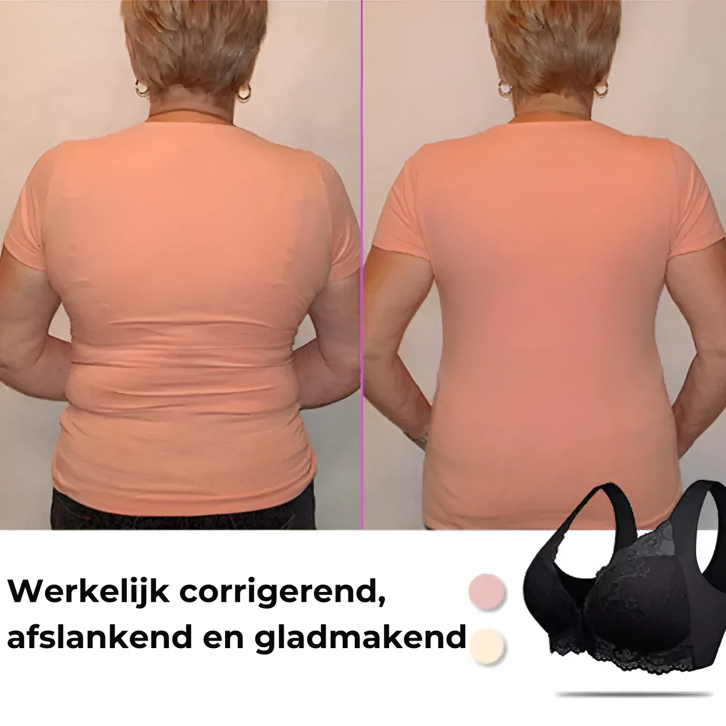 Nina™ | Beugelloze beha met voorsluiting
