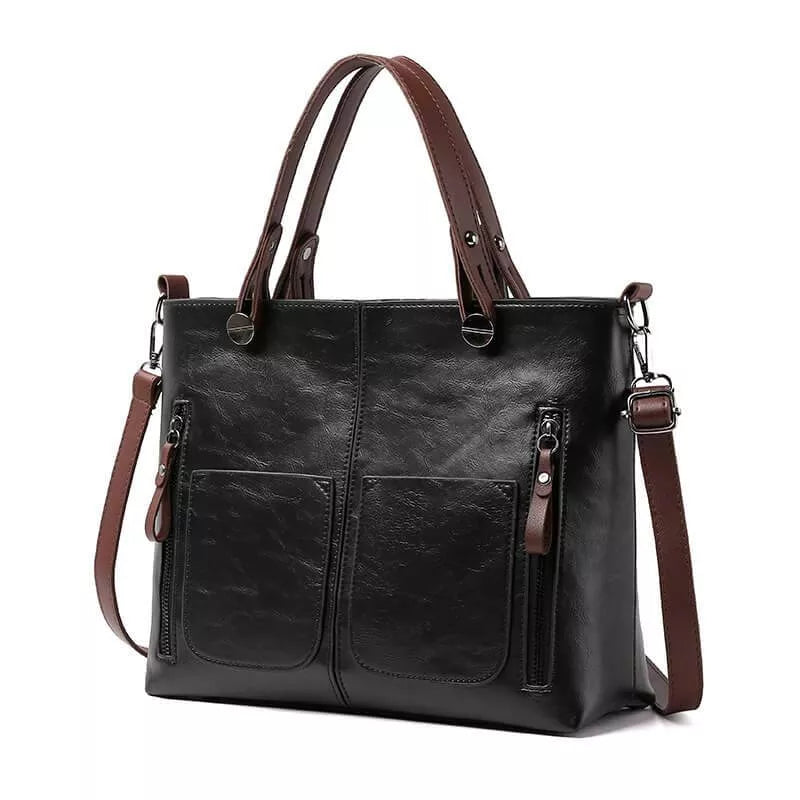 Arya - Vintage lederen schoudertas