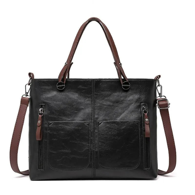 Arya - Vintage lederen schoudertas