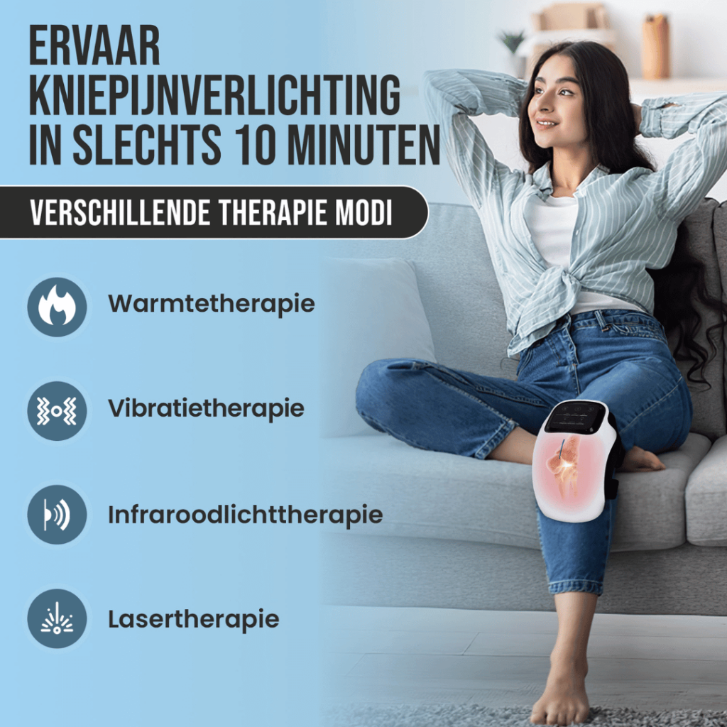 InfraRelief™ Roodlichttherapie knie massager