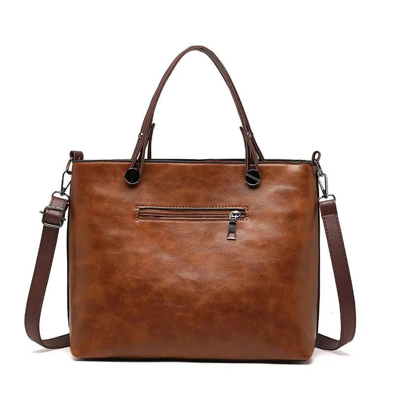 Arya - Vintage lederen schoudertas