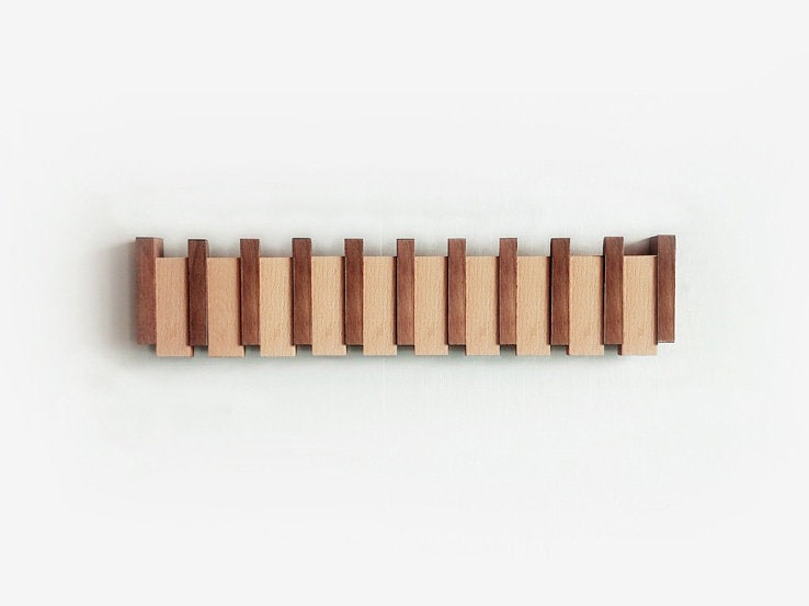 HarmonyHooks™ | Houten piano kapstok