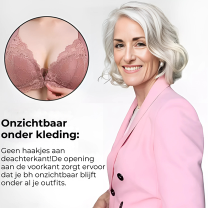 Nina™ | Beugelloze beha met voorsluiting