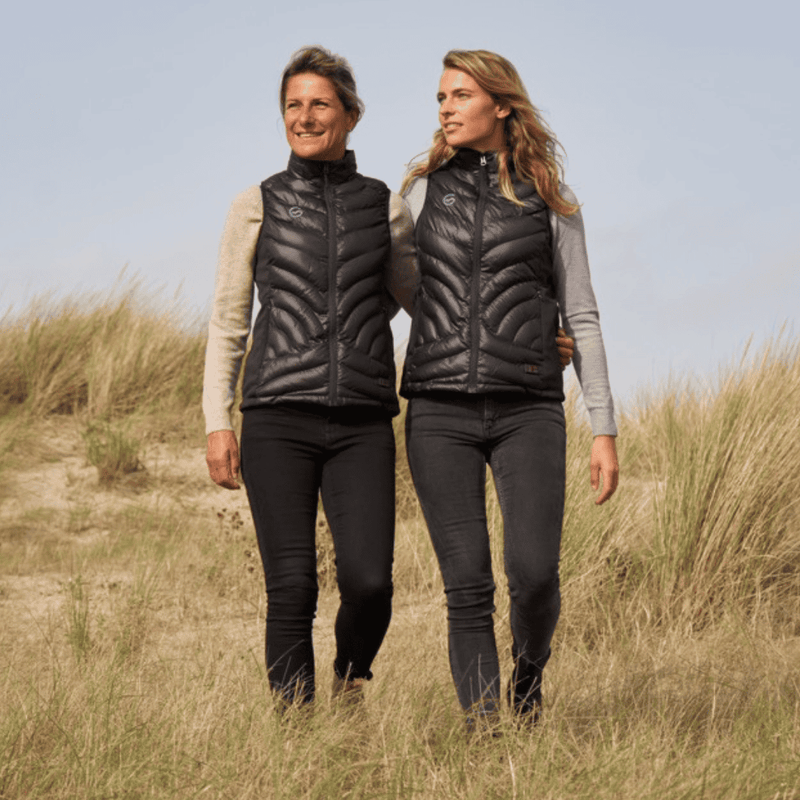 Høgge Verwarmde Dames Bodywarmer Gløde Zwart