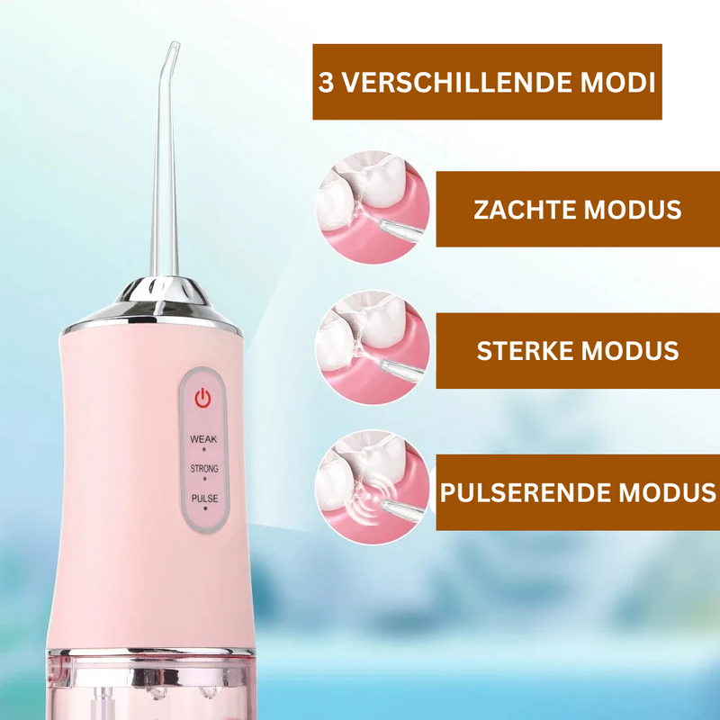 DentPro™ | Draagbare Waterflosser voor een ideaal schoon gebit!