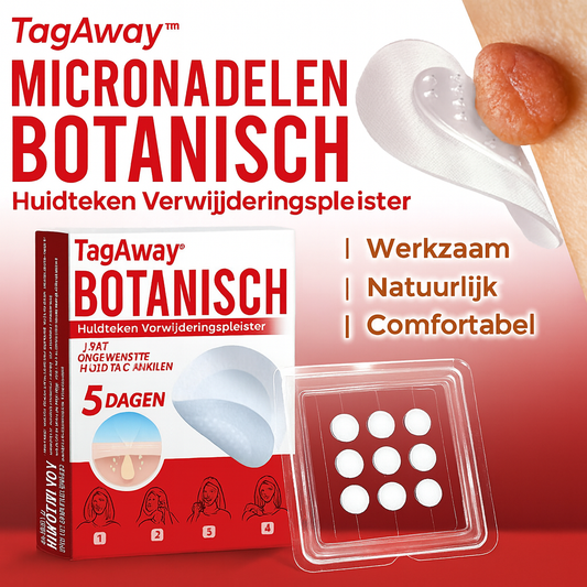 TagAway™ | Verwijder steelwratjes binnen 5 dagen!
