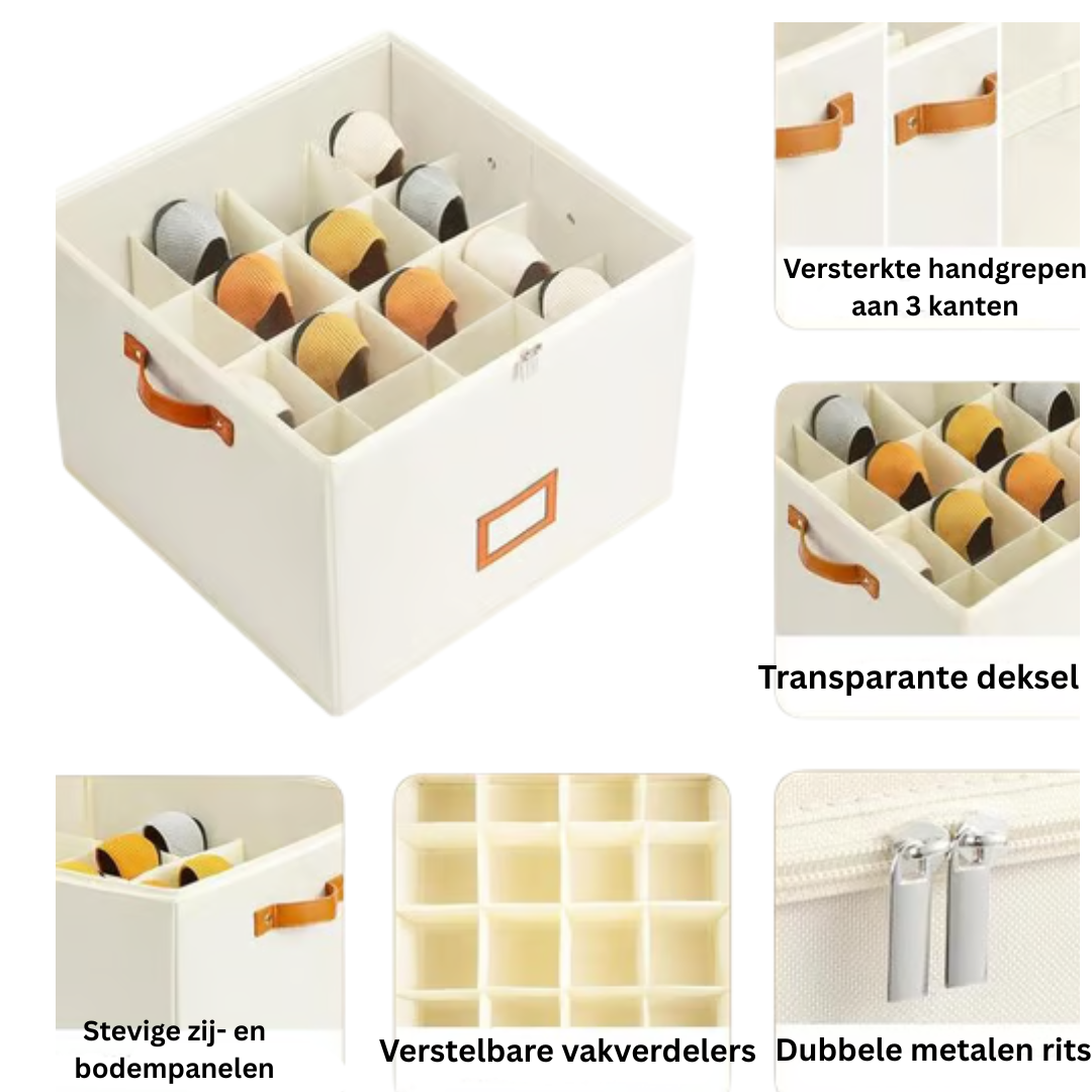 ShoeBox™ |  Eenvoudig en netjes opgeborgen!