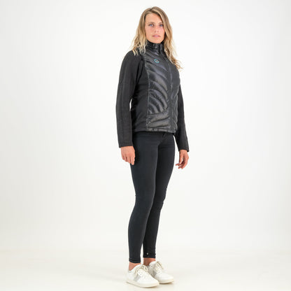 Høgge Verwarmde Dames Bodywarmer Gløde Zwart