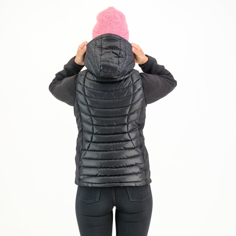 Høgge Verwarmde Dames Bodywarmer Gløde Zwart