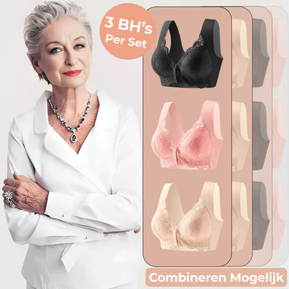 Nina™ | Beugelloze beha met voorsluiting