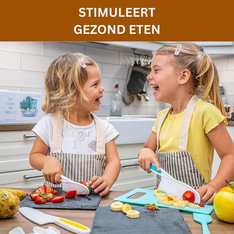 Junior keukenset | Koken met je kinderen is nog nooit zo veilig geweest!