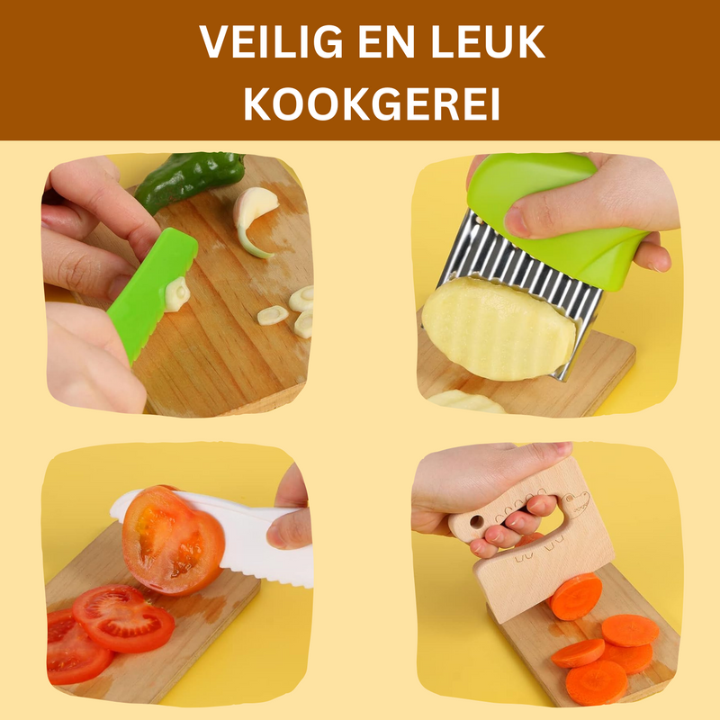 Junior keukenset | Koken met je kinderen is nog nooit zo veilig geweest!