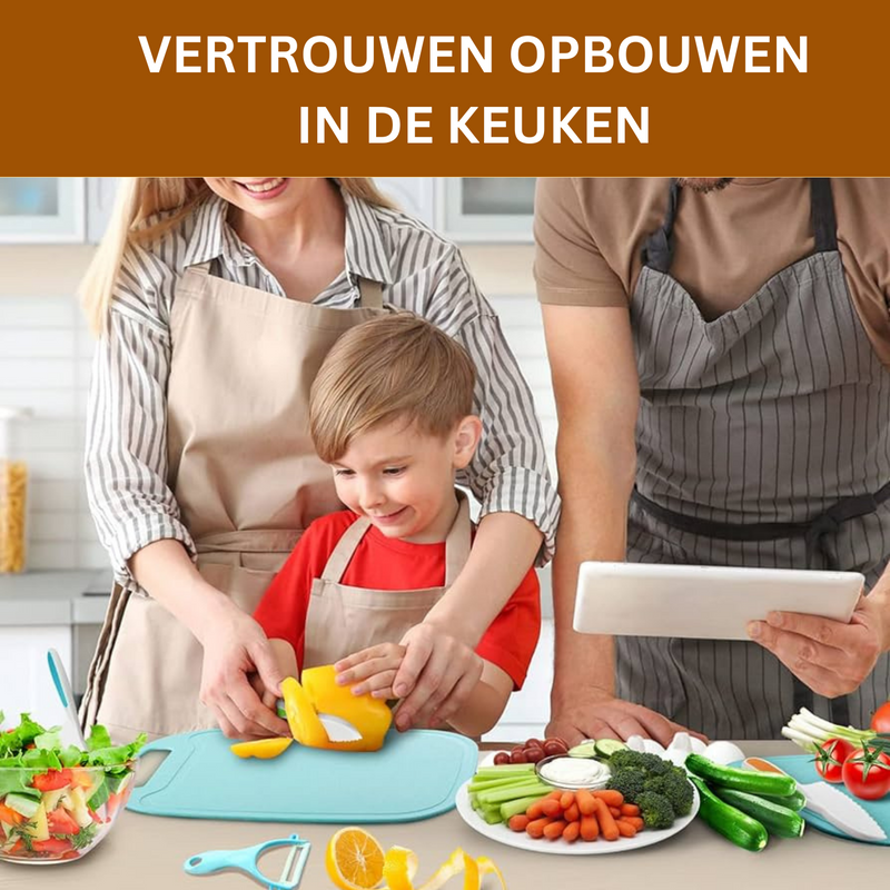 Junior keukenset | Koken met je kinderen is nog nooit zo veilig geweest!