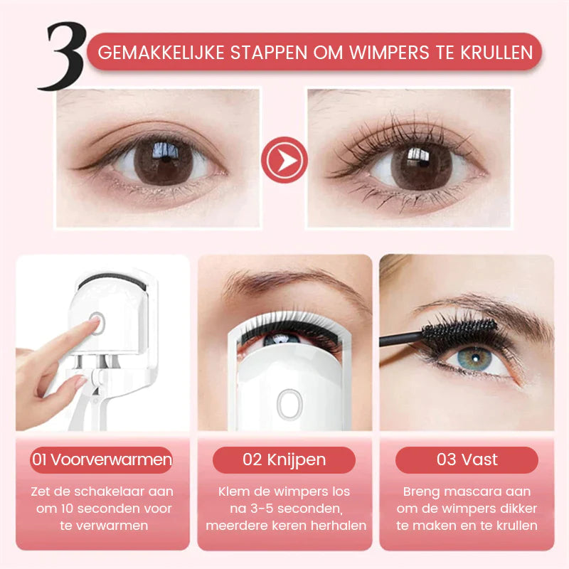 Nieuwe upgrade elektrische wimperkruller