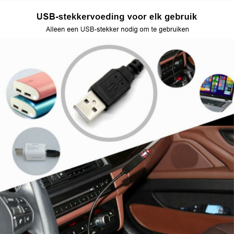 Auto- en thuisplafond Romantisch USB-nachtlampje