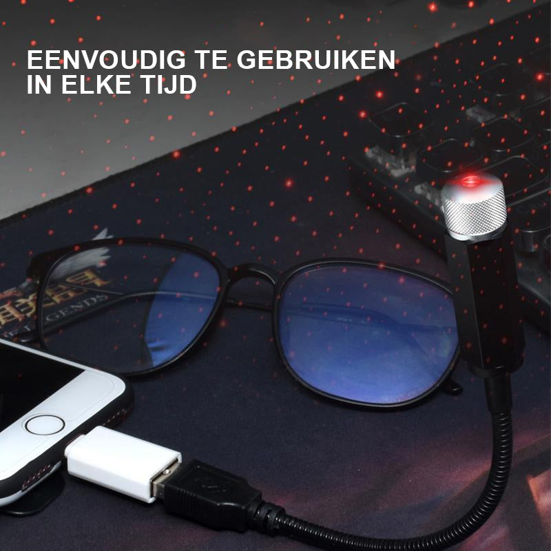 Auto- en thuisplafond Romantisch USB-nachtlampje