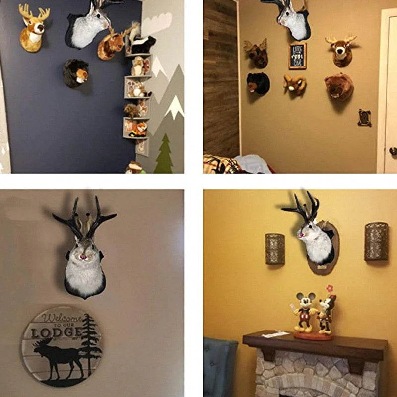 Kunstmatige jackalope taxidermie decoratie