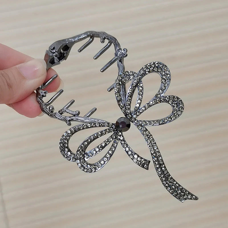 Bow ponytail hair clip