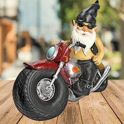 Het standbeeld van de Biker Gnome