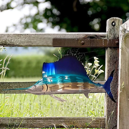 Metalen ornamenten voor zeedieren - cadeau voor natuurliefhebbers