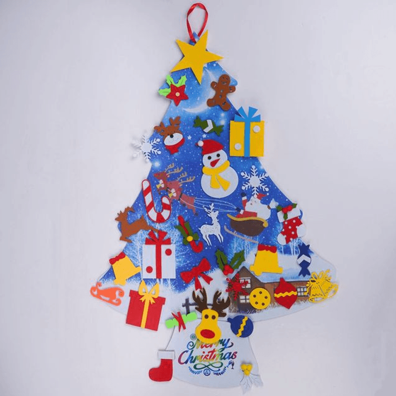 NIEUWE VERBETERDE DIY vilten kerstboom, een geweldig cadeau voor kinderen