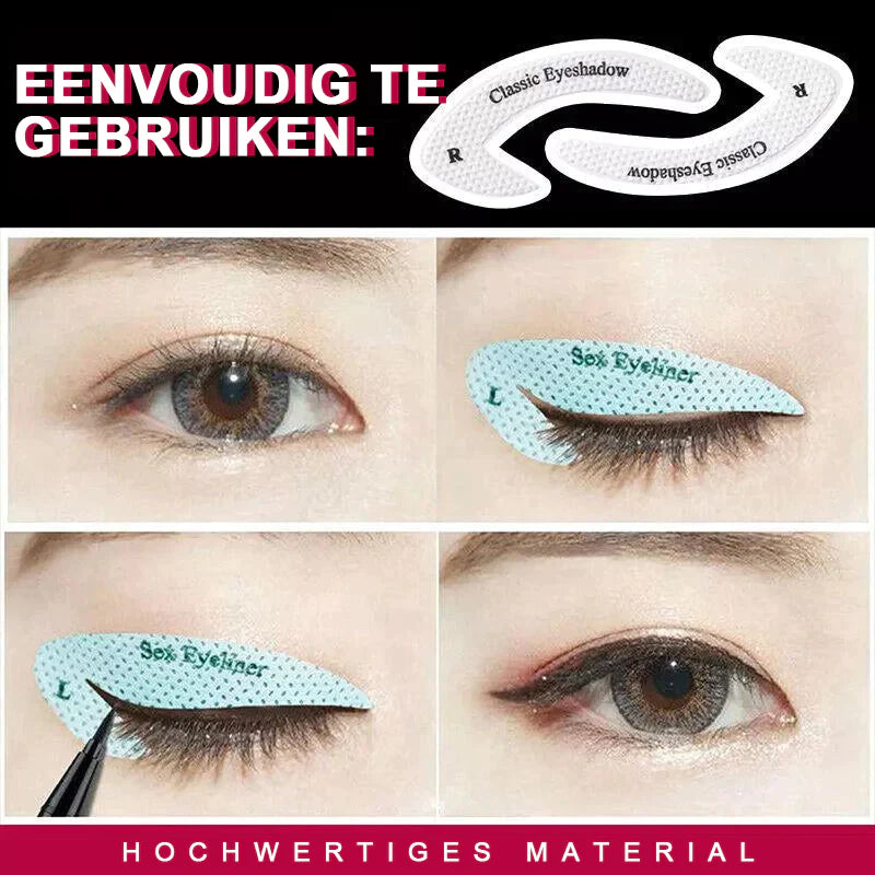 Snelle Eyeliner Oogschaduw Stencils