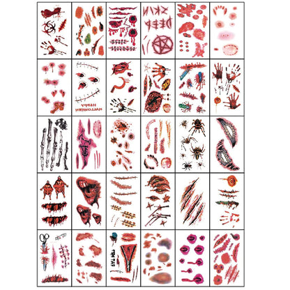 Halloween Horror Party Tattoo Stickers