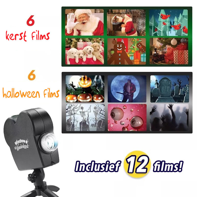 Halloween en Kerstmis Raamprojector