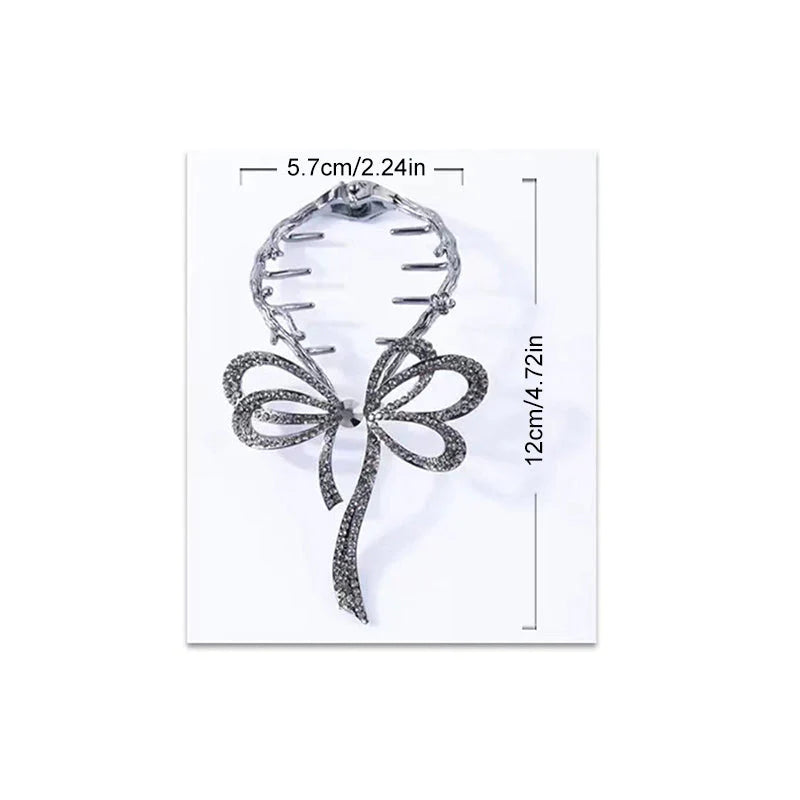 Bow ponytail hair clip