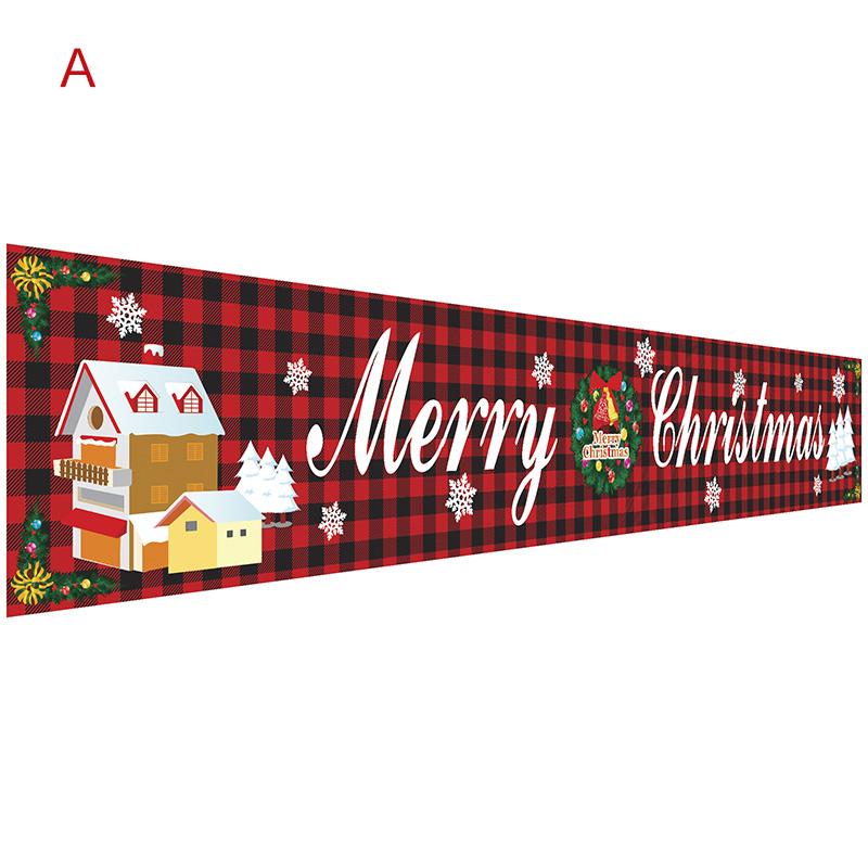 Kerst Outdoor Banner Vlag Trekken