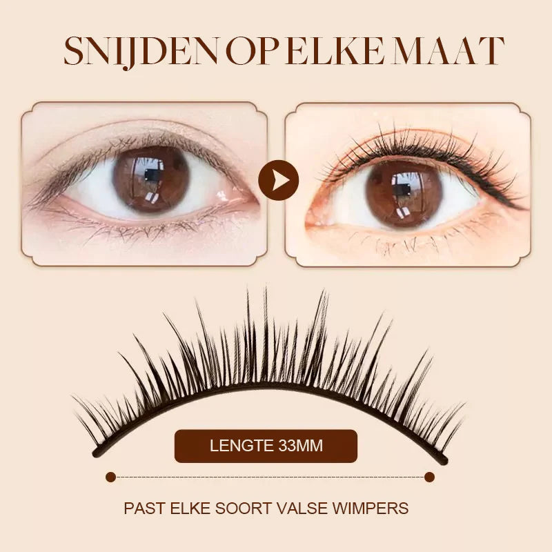 Herbruikbare zelfklevende mascara