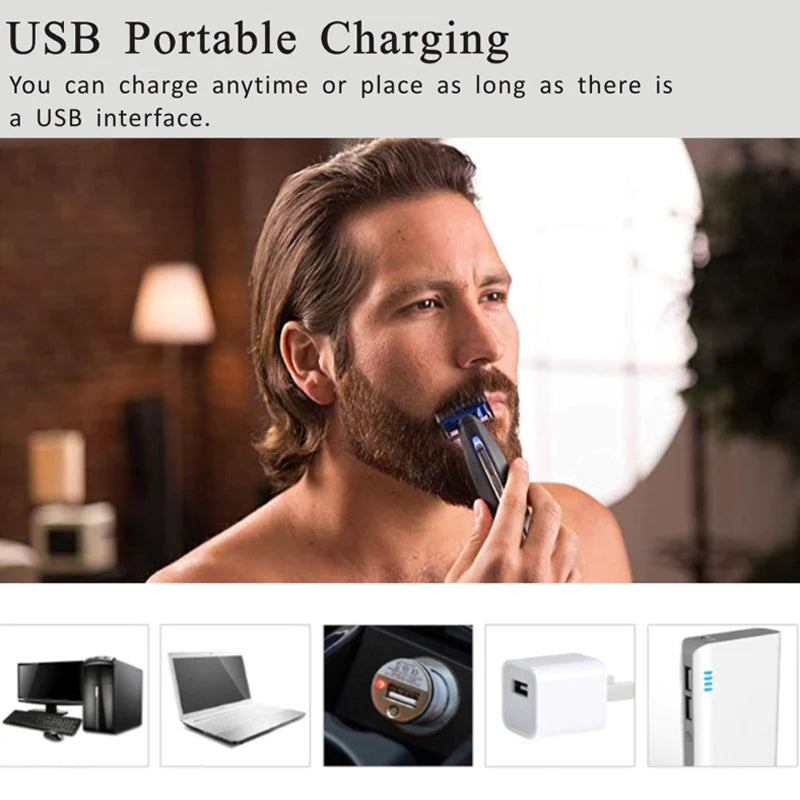 USB oplaadbaar scheerapparaat