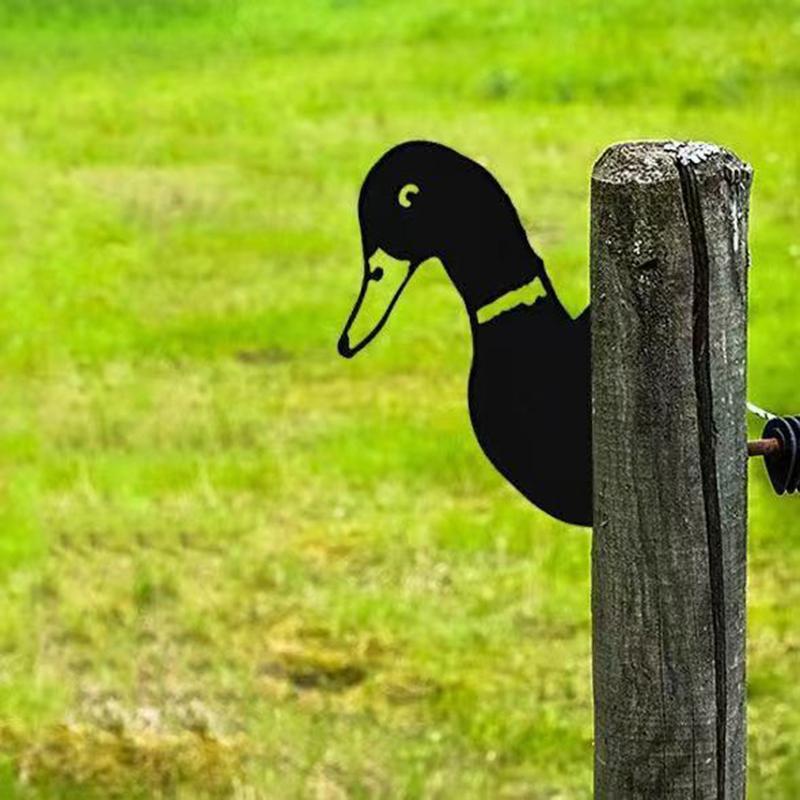 Boerderij gluren dieren metalen decoratie