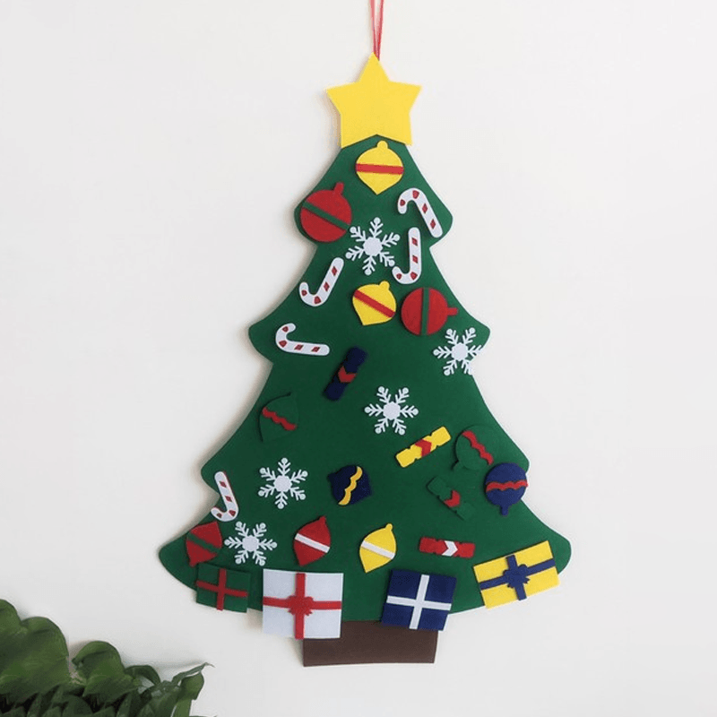 NIEUWE VERBETERDE DIY vilten kerstboom, een geweldig cadeau voor kinderen