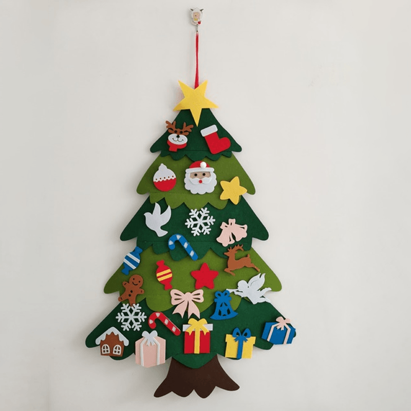 NIEUWE VERBETERDE DIY vilten kerstboom, een geweldig cadeau voor kinderen