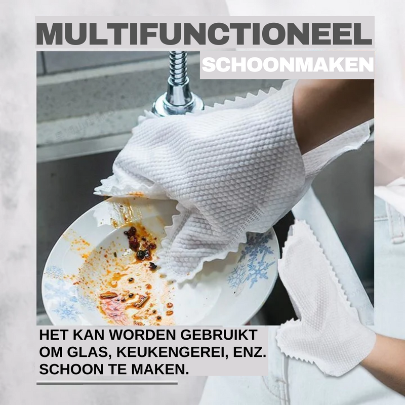 Clean Gloves™ | Het ideale schoonmaak hulpmiddel, praktisch en voordelig