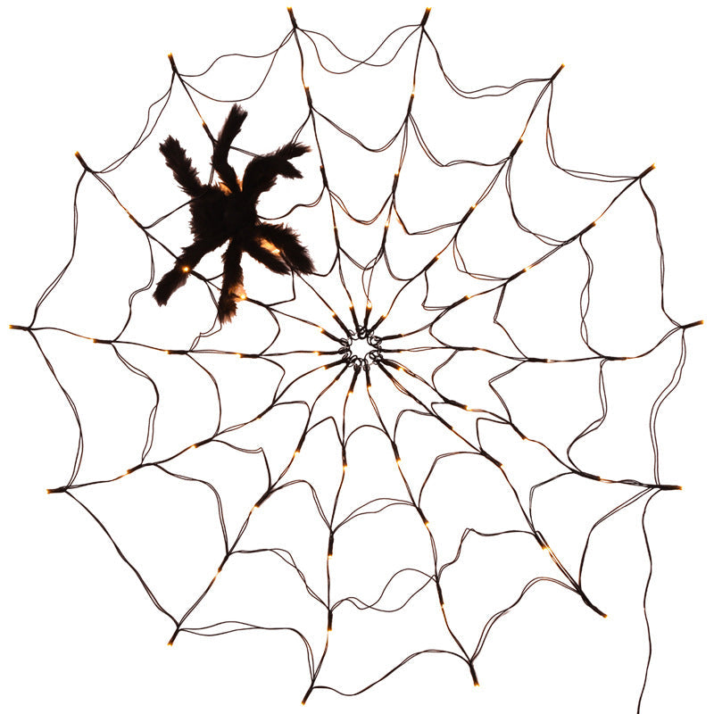 Halloween decoratieve verlichting Spinneweb LED-verlichting