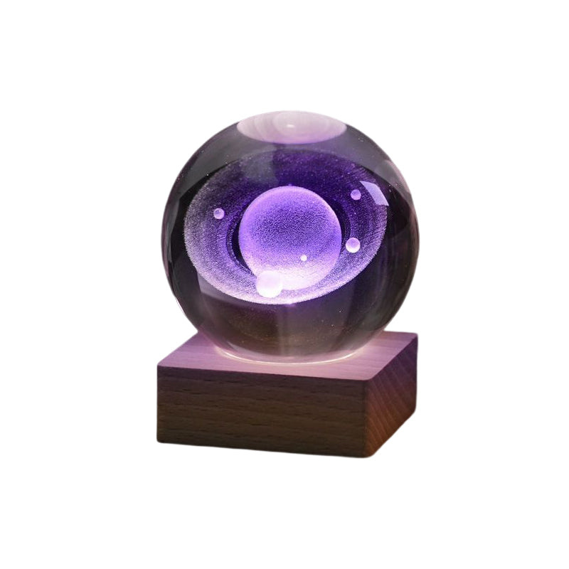 3D Galaxy Crystal Ball Nachtlampje Decorlamp